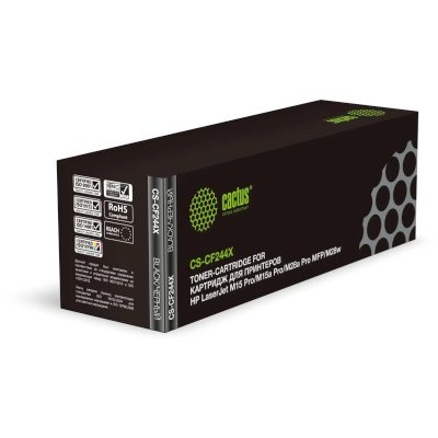 Картридж лазерный Cactus CS-CF244X CF244X черный (2000стр.) для HP LJ M15 Pro/M15a Pro/M28a Pro MFP/