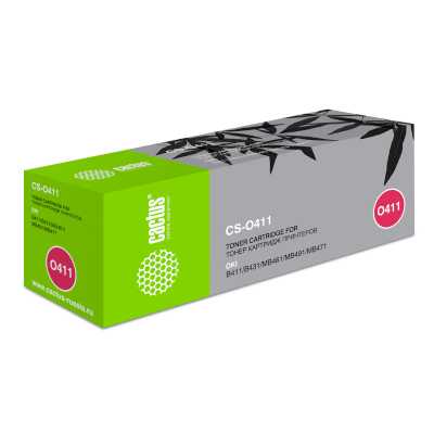 Картридж лазерный Cactus CS-O411 44574705 черный (3000стр.) для Oki B411/B431/MB461/MB471/MB491