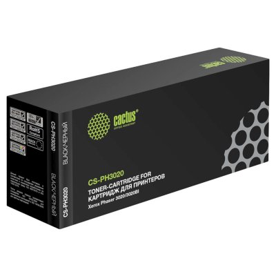 Картридж лазерный Cactus CS-PH3020 106R02773 черный (1500стр.) для Xerox Phaser 3020/3020BI