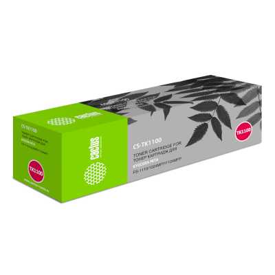 Картридж лазерный Cactus CS-TK1100 черный (2100 стр.) для Kyocera Mita FS-1110/1024MFP/1124MFP