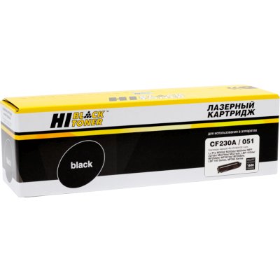 Картридж лазерный Hi-Black (HB-CF230A/051) для HP LJ Pro M203/MFP M227/LBP162dw/MF 264dw/267dw, 1,6K