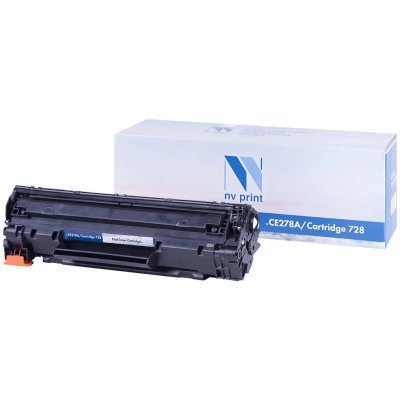 Картридж лазерный NVPrint совместимый HP CE278A/Canon728 для LJ P 1566/P1606/Canon MF4410/MF4430/MF4450 (2100k)
