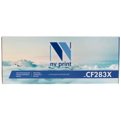 Картридж лазерный NVPrint совместимый HP CF283X/Canon737 LJ Pro 201dw/n/MFP M225dn/dw (2200k)