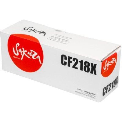 Картридж Sakura CF218X для HP, черный, 5000 к.
