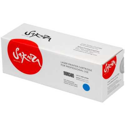 Картридж лазерный Sakura 106R03485 для Xerox Phaser, WC, голубой, 2400 к.