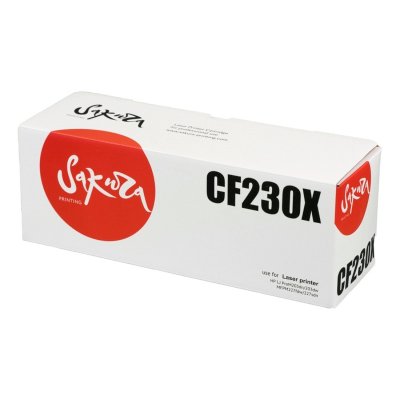 Картридж лазерный Sakura CF230X для HP LJ Pro m203dn/m203dw/m227dw/m227fdw/m227sdn, черный, 3 500 к.