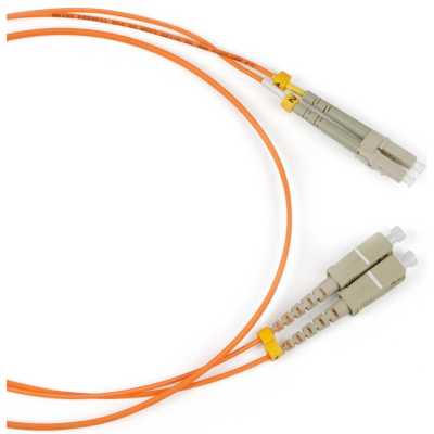 Патч-корд Hyperline FC-50-LC-SC-PC-3M Патч-корд волоконно-оптический (шнур) MM 50/125, LC-SC, duplex, LSZH, 3 м