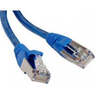 Патч-корд Hyperline PC-LPM-STP-RJ45-RJ45-C5e-1.5M-LSZH-BL Патч-корд F/­UTP, экранированный, Cat.5е, LSZH, 1.5 м, синий