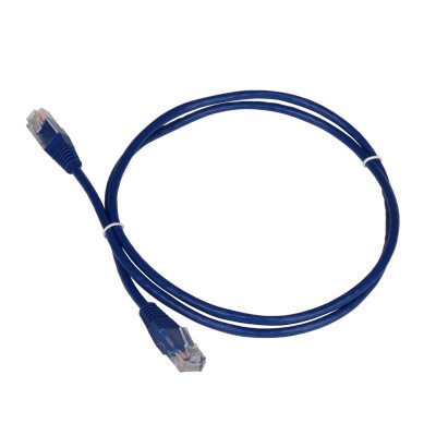 Патч-корд LANMASTER TWT-45-45-10-BL вилка RJ-45-вилка RJ-45 cat.5е 10м синий ПВХ (уп.:1шт)