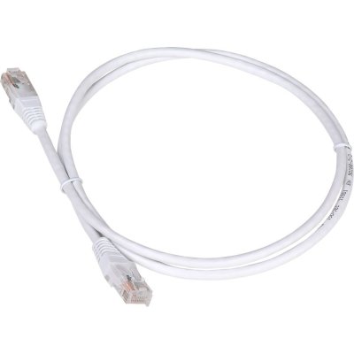 Патч-корд LANMASTER TWT UTP cat.5e, с заливными колпачками, 10.0 м, белый