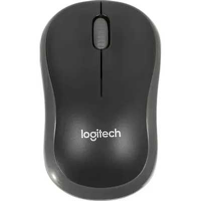 Мышь Logitech M185 черный/серый оптическая 1000dpi беспров. USB для ноутбука 2but (910-002252)
