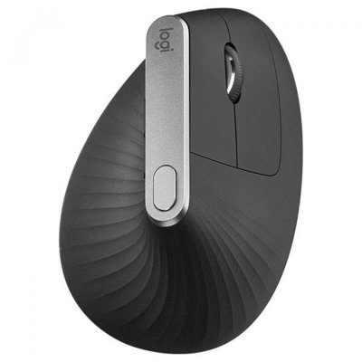 Logitech Мышь беспроводная MX Vertical, оптическая, 400-4000 DPI, Bluetooth/Радио, Li-pol, чёрный.