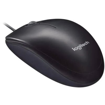 Logitech Мышь проводная M90, оптическая, 1000 dpi, USB, кабель 1,8 м, темно-серый.