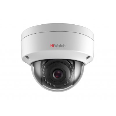 HiWatch DS-I252(4 mm) Уличная купольная поворотная IP-камера, 1920х1080, 2 Мп, 4 мм, 25 кадр/с, CMOS, до 30 м, PoE, IP67