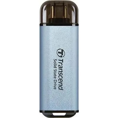 Твердотельный диск 1TB Transcend ESD300 USB 3.2 Gen 2.1 Type-C [R/W - 1050/950 MB/s] небесно-голубой