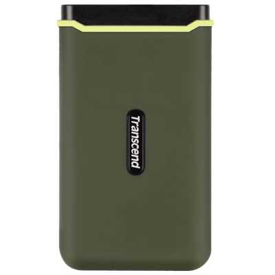 Твердотельный диск 1TB Transcend ESD380C, USB 3.2 Gen 2x2, защищенный, зеленый [R/W - 2000/2000 MB/s]