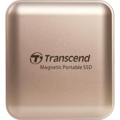 Твердотельный диск 1TB Transcend ESD420 USB 3.2 Gen 2.2 Type-C [R/W - 2000/2000 MB/s] Champagne Gold MagSafe