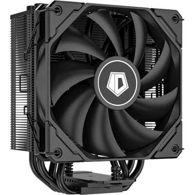 Кулер ID-Cooling SE-224-XTS Black (LGA1700/1200/1151/1150/1155/1156 AMD AM5/AM4, 220W, Heatpipe(Direct Touch)+Aluminum Fin 120?75?151mm, 28.9dB(A), 12V, 1.8W, 1500 rpm, 4Pin PWM) Ret