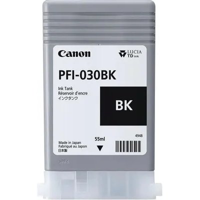 Картридж струйный Canon PFI-030BK 3489C001 черный (55мл) для Canon imagePROGRAF TA-20, TA-30, TM-240