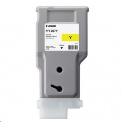 Картридж струйный Canon PFI-207 Y 8792B001 жёлтый для Canon iPF680/685/780/785 (300 мл.)