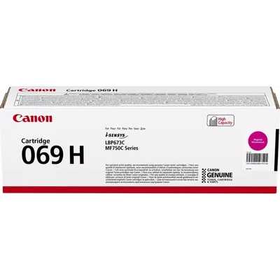 Картридж CANON 069H M пурпурный, увеличенной емкости 5096C002
