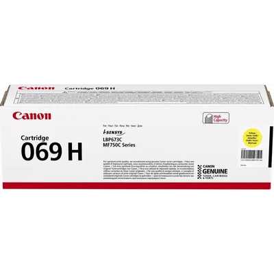 Картридж CANON 069H Y желтый, увеличенной емкости 5095C002