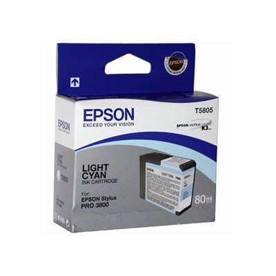Картридж EPSON T5805 светло-голубой для Stylus Pro 3800