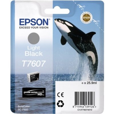 Картридж EPSON T7607 серый для SC-P600