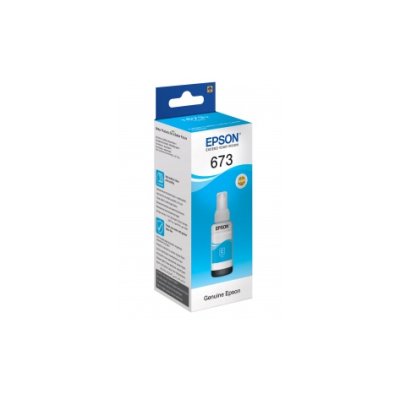 Контейнер EPSON T6732 с голубыми чернилами для L800