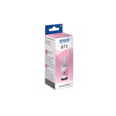 Контейнер EPSON T6736 со светло-пурпурными чернилами для L800