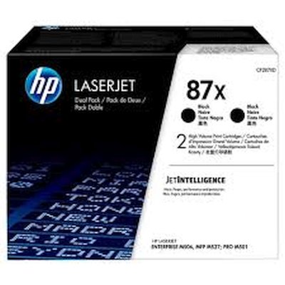 Картридж лазерный HP 87X CF287XD черный x2упак. (18000стр.) для HP LJ Pro M506/M27