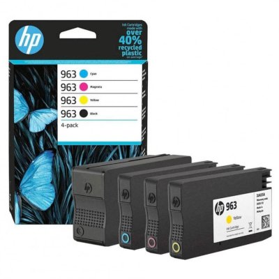 Картридж HP 963, набор 4 цвета (1000/700*3 стр)