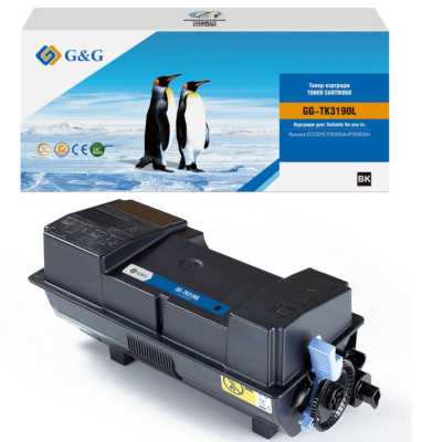 Тонер-картридж G&G, аналог Kyocera TK-3190 30k с чипом
