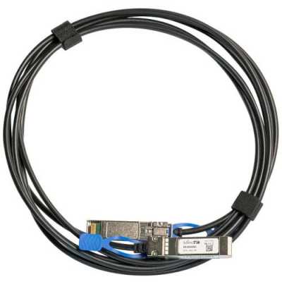 Патч-корд MikroTik XS+DA0003 25Гбит/с 3м черный SFP28-SFP28