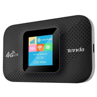 Маршрутизатор TENDA 4G185 Роутер портативный N150 LTE 3G/4G до 150 Мбит/с Wi-Fi 802.11 n 2.4 ГГц mic
