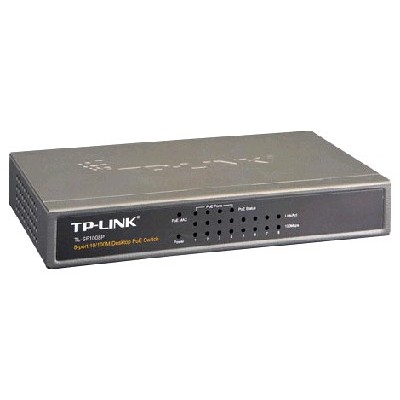 Коммутатор TP-Link TL-SF1008P (L2) 8x100Мбит/с 4PoE 57W неуправляемый