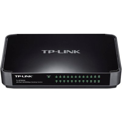 Коммутатор TP-Link TL-SF1024M (L2) 24x100Мбит/с неуправляемый