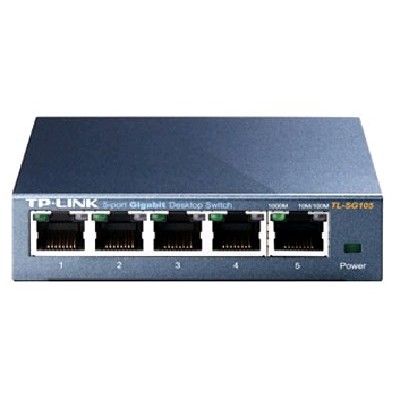 Коммутатор TP-Link TL-SG105 (L2) 5x1Гбит/с неуправляемый