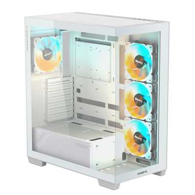 Корпус GIGABYTE GB-C500PI ST белый без БП ATX 3x120mm 6x140mm 2xUSB3.0 1xUSB3.1 audio bott PSU