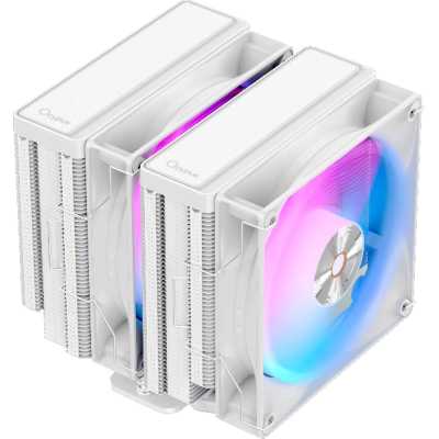 Устройство охлаждения (кулер) Cooler OCYPUS Delta A62 WH ARGB White 260W All Intel AMD AMx 2 fans Screws Delta-A62-WH2NAWN00X-GL