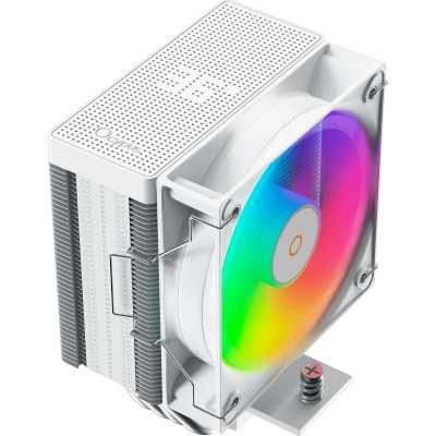 Кулер для процессора CPU Cooler Ocypus Gamma A40 WH ARGB Digital (200W, 4-pin PWM, LED temp., 133mm, Al Cu, 4x6mm, ARGB, 1x100mm, 41CFM, 29.5dBA, 2400RPM, S: 1851 1700 1200 115X, AM5 AM4, white) Gamma-A40-WH1NAWD00X-GL