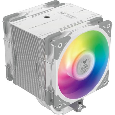 Кулер для процессора/ CPU Cooler Scythe Mugen 6 TUF Gaming White Edition (240W, 4-pin PWM, 154mm, Al/Cu, 6x6mm, ARGB, 2x120mm, 75.17CFM, 35.57dBA, 2500RPM, S: 1851/1700/1200/115X/2011(v3)/2066, AM5/AM4, white)