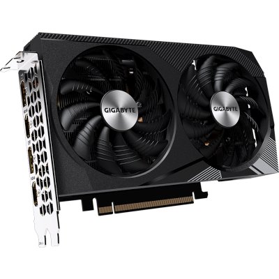 Видеокарта Gigabyte PCI-E 4.0 GV-N3060WF2OC-12GD 2.0 NVIDIA GeForce RTX 3060 12Gb 192bit GDDR6 1792/