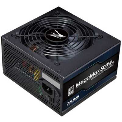 Блок питания Zalman ATX 500W ZM500-TXII V2 80+ (20+4pin) APFC 120mm fan 6xSATA RTL