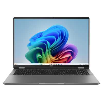 Ноутбук ASUS TP3607AA-SI063W flip 16"(1920x1200 OLED) Touch Intel Ultra 9 386H(2.1Ghz) 32768Mb 1024PCISSDGb noDVD Int:Intel Arc graphics Cam BT WiFi 70WHr war 1y 1.8kg Matte Gray Win11Home 90NB17B1-M004E0