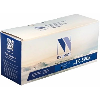 -/ Тонер-картридж NVP NV-TK-590 Black для Kyocera FS-C5250DN/ C2026MFP/ C2026MFP+/ C2126MFP/ C2126MFP+/ C2526MFP/ C2626MFP/ Ecosys P6026cdn (7000k)