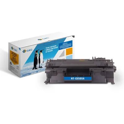 Картридж лазерный G&G GG-CE505A черный (2300стр.) для HP LJ P2055/P2035/Pro 400 M401/MFP M425
