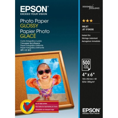 Бумага/ Epson Photo Paper 10x15 500 sheet