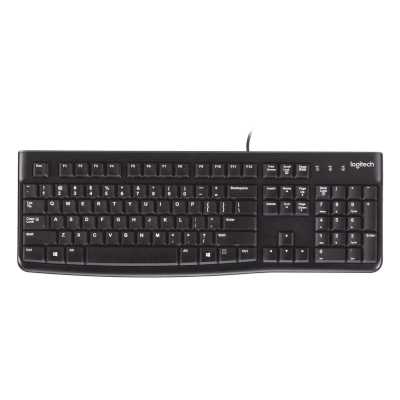 Клавиатура Logitech K120 черный USB (920-002583)