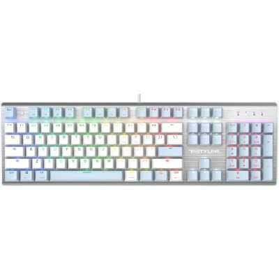 Клавиатура A4Tech FS100 механическая синий USB for gamer LED кабель 1.8м
